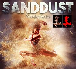 极品PS动作－沙尘散离：SandDust Photoshop Action